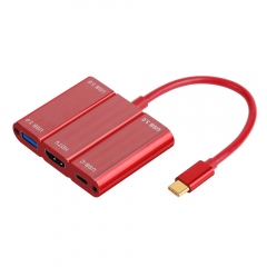 Type C轉4K UHD HDMI +USB 3.0（USB Type-C 擴充器）