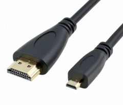 Micro-HDMI電纜（HDMI D型到A型）（1.5M)