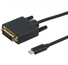 BEST CABLE USB 3.1 Type C 轉 DVI-D電纜 1.8M 適用於MacBook Pro/iPad Pro2020 / 2018，Google Pixel 4XL，Galaxy S20及其他合適的設備